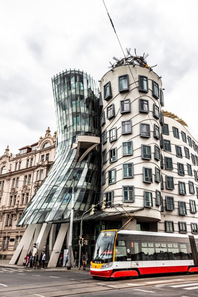 image of the dancing house in prague