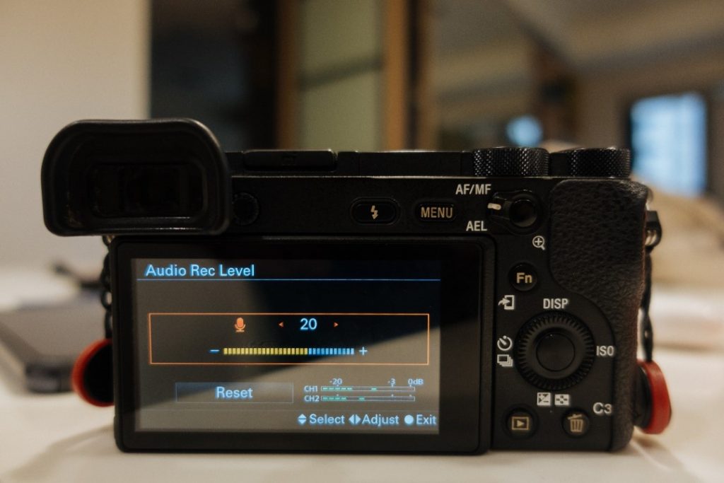 Audio Rec. Level Menu - sony a6500 audio settings - witandfolly.co