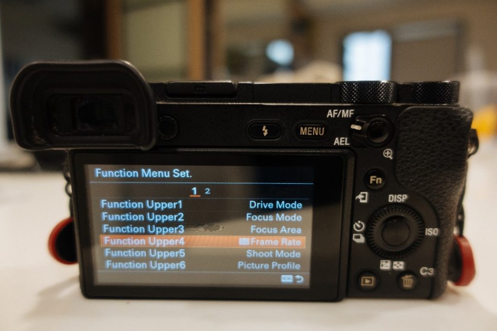 Function Menu Set Internal Menu on Sony a6500 - sony a6500 audio settings - witandfolly.co