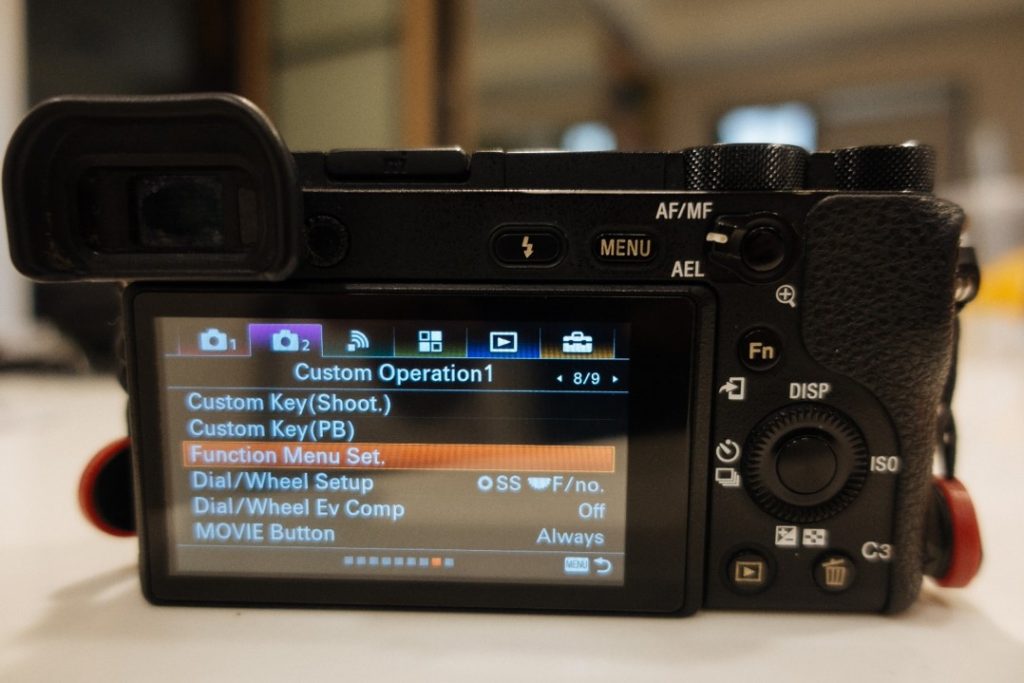 Function Menu Set on Sony a6500 - sony a6500 audio settings - witandfolly.co