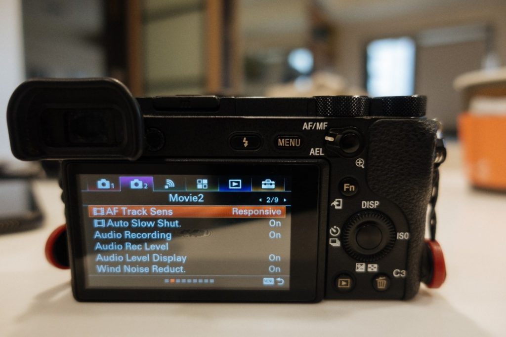 Menu camera 2 sub menu 2 of 9 tab on Sony a6500 - sony a6500 audio settings - witandfolly.co