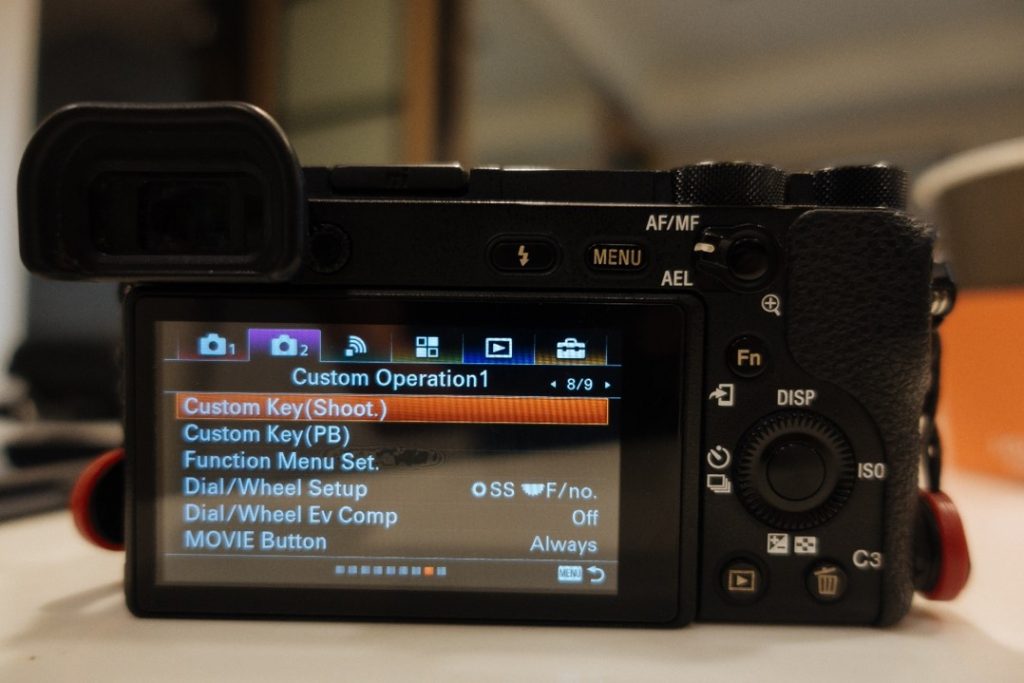 Menu camera 2 sub menu 8 of 9 tab on Sony a6500 - sony a6500 audio settings - witandfolly.co