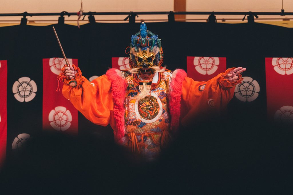 image of a theater performer in japan