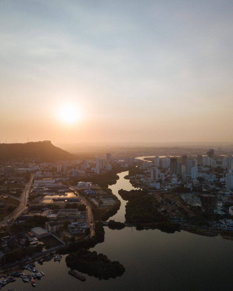 Zonsopgang over Cartagena van Drone - witandfolly.co-1