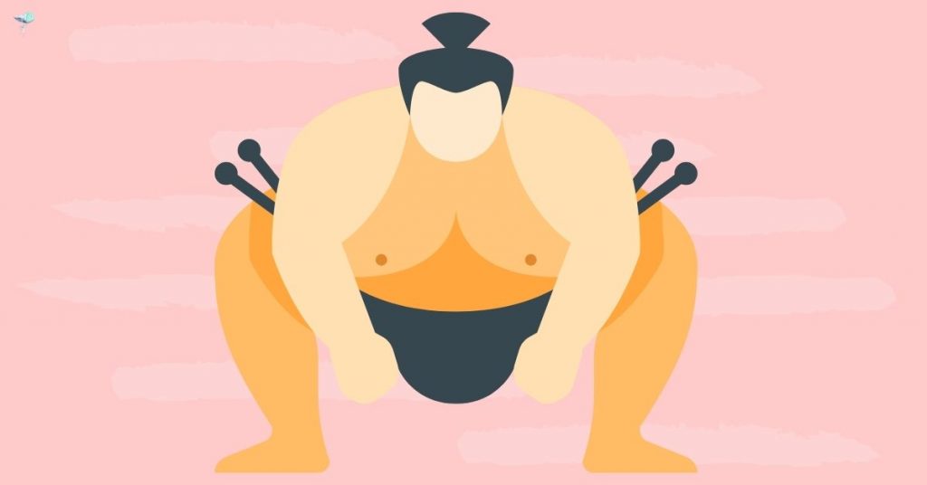 illustration of a sumo wrestler