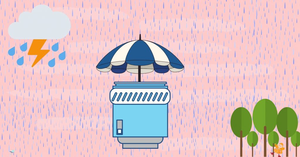 illustration of lens weather sealing