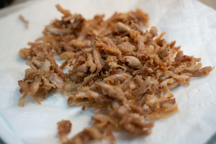 image of fried chicken resting on paper towel