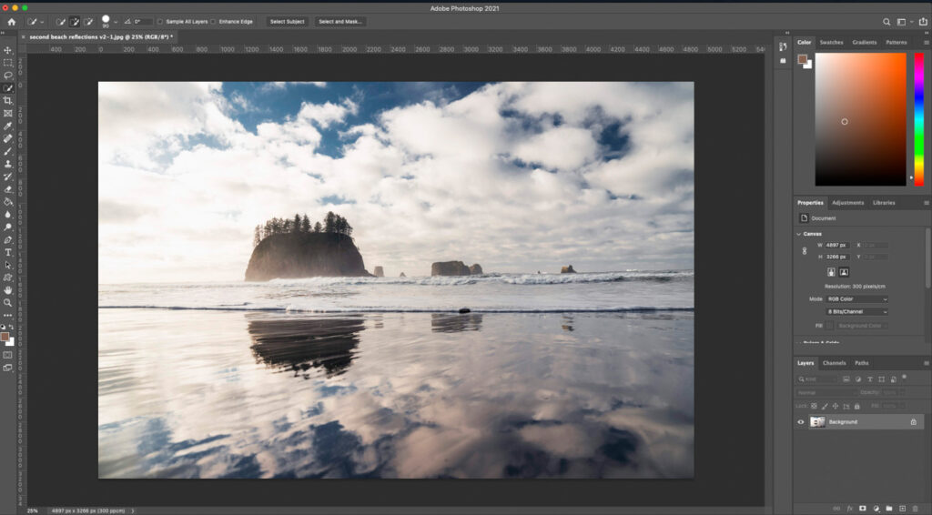 Kif Stretch Fil Photoshop?