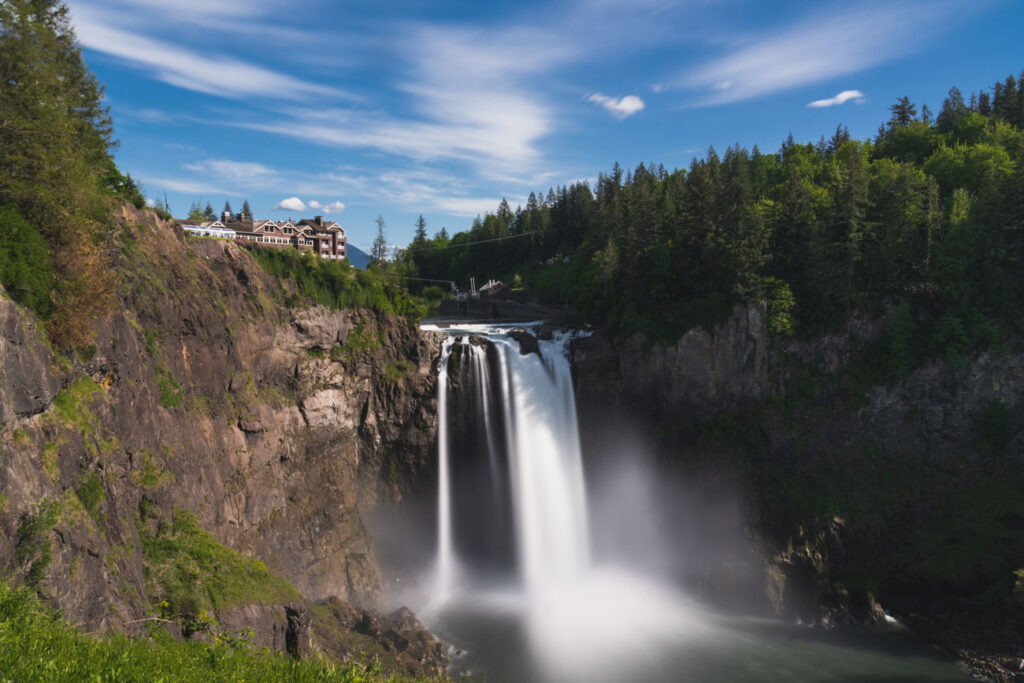 long exposure image of waterfall during the daytime